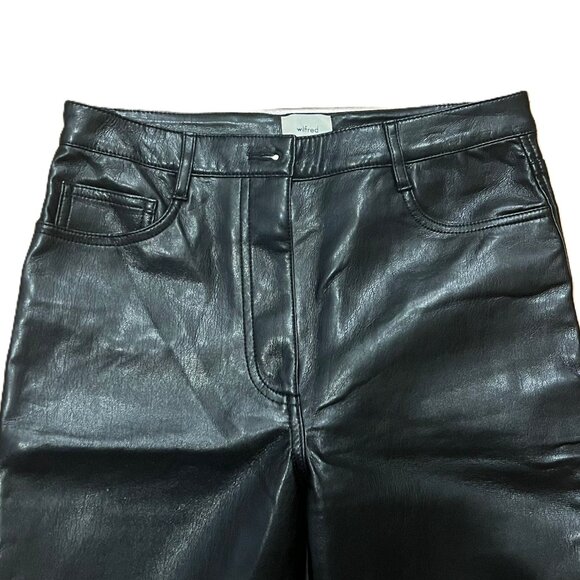 Aritzia Wilfred Melina Vegan Leather Pants - Picture 3 of 6